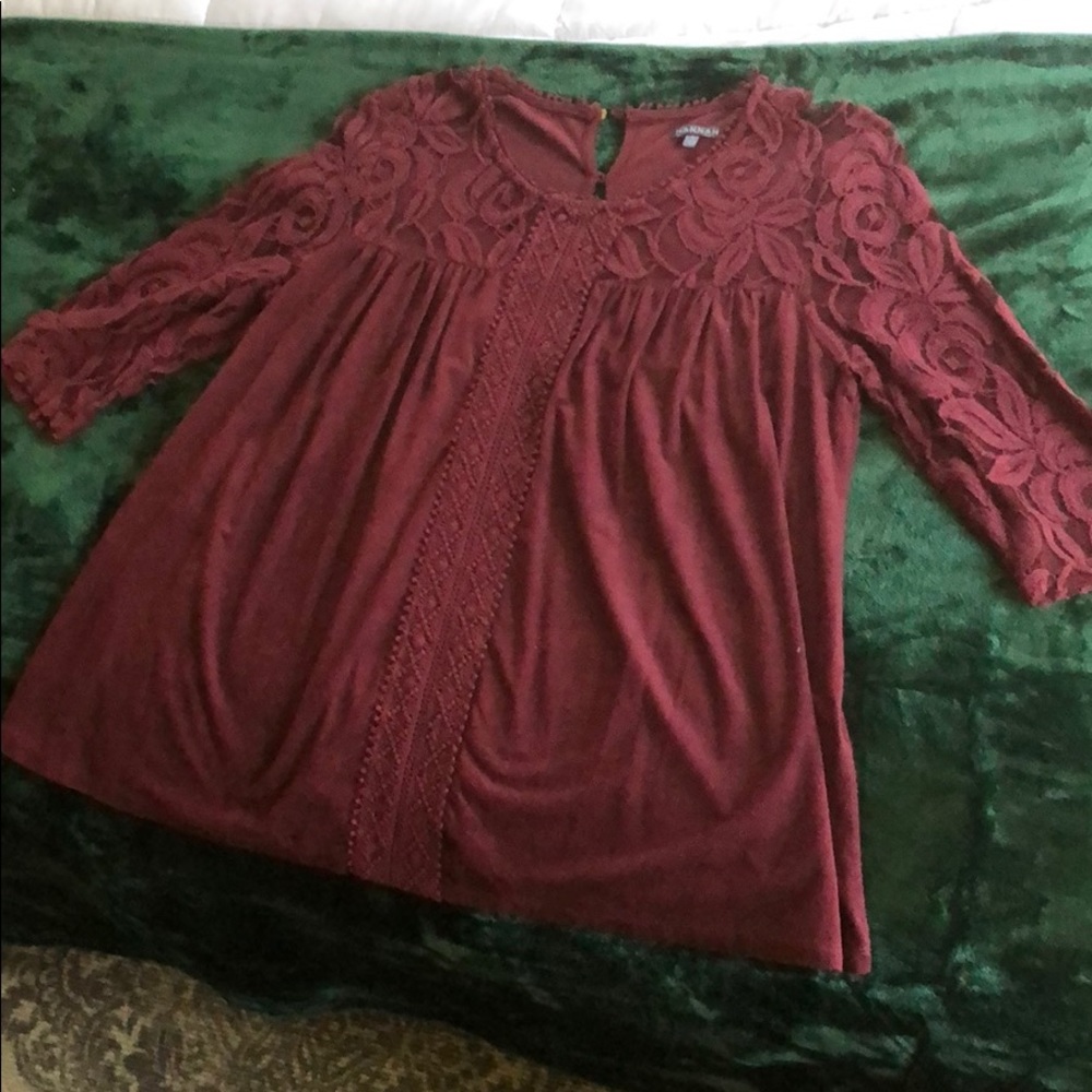 Maroon blouse